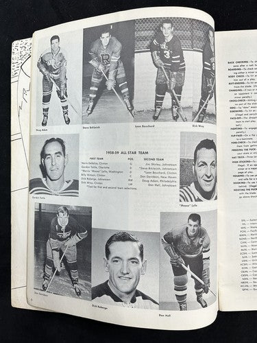 Eastern Hockey League EHL 25th Year Anniversary Yearbook 1959-60 Vintage RARE
