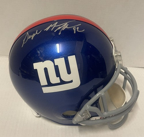 Mario Manningham Signed NY GIANTS FS Helmet Super Mario Auto Le/5 Jsa Coa SB