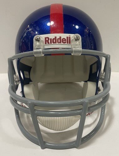 Mario Manningham Signed NY GIANTS FS Helmet Super Mario Auto Le/5 Jsa Coa SB