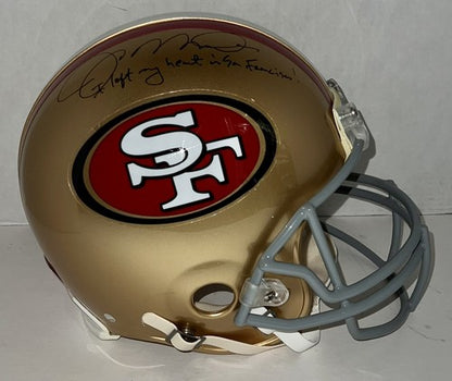 Joe Montana Signed Proline Helmet I Left My Heart In San Francisco Auto Steiner