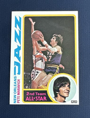 1978-79 Topps Set-Break #80 Pete Maravich NM-MT Mint Razor Sharp Pack Fresh Hof