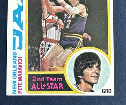 1978-79 Topps Set-Break #80 Pete Maravich NM-MT Mint Razor Sharp Pack Fresh Hof