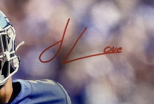 Julian Love Seahawks Signed 16x20 Framed Photo All You Need is Love Auto Jsa /20