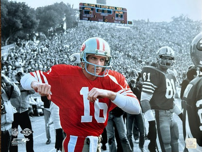 Joe Montana 49er’s Super Bowl XIX 16x20 Spotlight Photo File Licensed NFL Holo