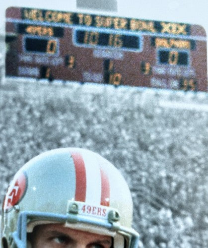 Joe Montana 49er’s Super Bowl XIX 16x20 Spotlight Photo File Licensed NFL Holo