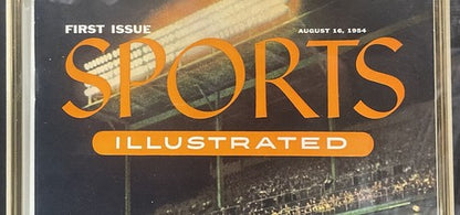 Sports Illustrated Magazine First Issue 1954 Framed 15x19 Eddie Mathews Gem Mint