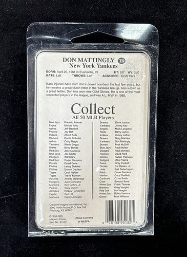 Micro Stars Collectors Series Don Mattingly #23 Yankees 1995 New Sealed Mint