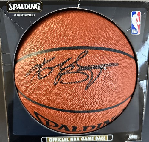 Kobe Bryant Signed Official NBA Game Basketball Full Name AUTO ITP PSA COA HOF