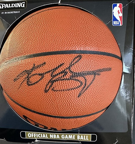 Kobe Bryant Signed Official NBA Game Basketball Full Name AUTO ITP PSA COA HOF