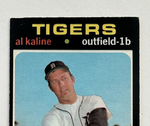 1971 O-Pee-Chee Al Kaline #180  TIGERS  Ex Nice Hof Tigers Opc Rare Card