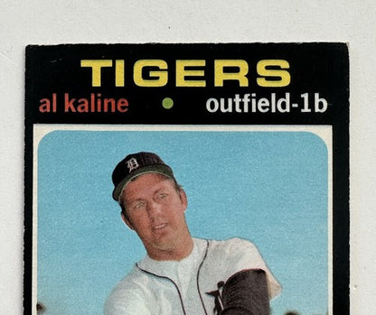 1971 O-Pee-Chee Al Kaline #180  TIGERS  Ex Nice Hof Tigers Opc Rare Card
