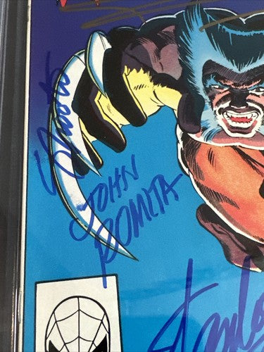 WOLVERINE LIMITED #2 Comic CGC 9.2 Signed Frank Miller Stan Lee John Romita Auto