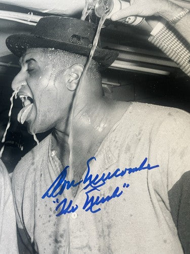 Duke Snider Don Newcombe Signed 16x20 1955 Dodgers Ws Photo Framed  Auto PSA Coa
