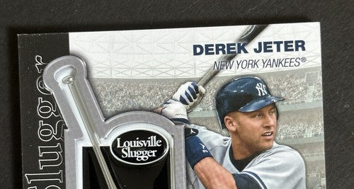 Derek Jeter 2022 Topps Signed Silver Slugger Patch Mint Auto 7/10 Yankees Hof