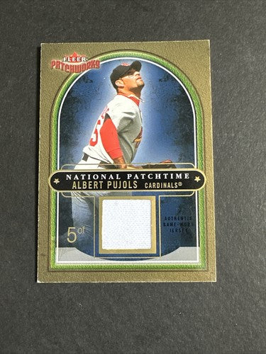 Albert Pujols 2004 Fleer Patch Works National Patchtime Game-Worn Jersey /200