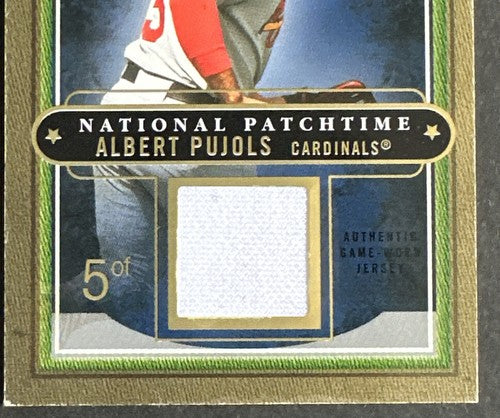 Albert Pujols 2004 Fleer Patch Works National Patchtime Game-Worn Jersey /200