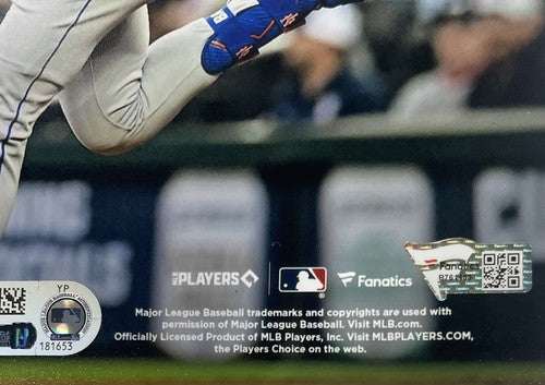 Brett Baty Signed Mets 8x10 Framed Photo 1st AB 1st Home Run Auto Fanatics MLB