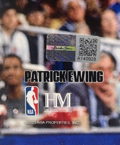 Patrick Ewing Signed Knicks 16x20 Framed Photo Dunk Autograph Steiner HoF