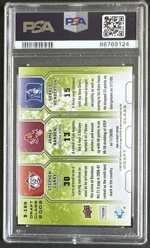 2009 Upper Deck Green Edition Draft Rookie Stephen Curry Harden Rc /50 Psa 8 MT