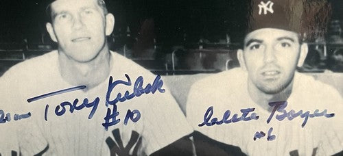 1961 Ny Yankees Infield Signed 8x10 Framed Photo Tony Kubek Boyer 4 Auto PSA Coa