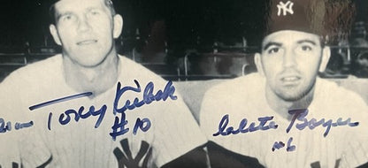 1961 Ny Yankees Infield Signed 8x10 Framed Photo Tony Kubek Boyer 4 Auto PSA Coa