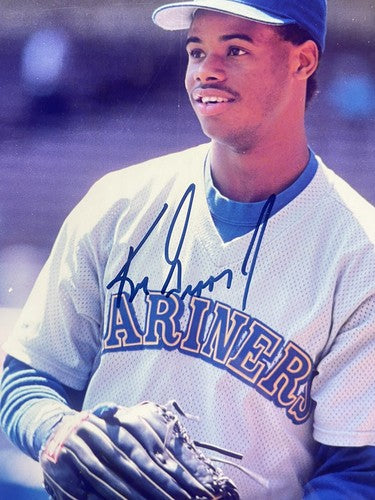 Ken Griffey Jr Signed 8x10 Photo Rookie Autograph 1989 Mariners HoF Rare BAS COA