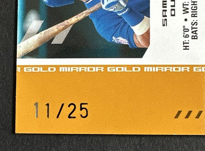 2004 Leaf Certified Materials Gold Mirror 11/ 25 Sammy Sosa Mint