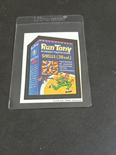 1973 WACKY PACKAGES SERIES 2 TAN BACK RUN TONY SHELLS Nm - Mint Clean