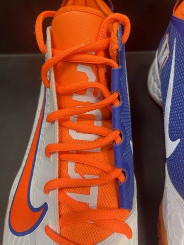 Mike Trout Signed Nike Millville Thunderbolts Auto Model Turf Shoes Pair MLB COA