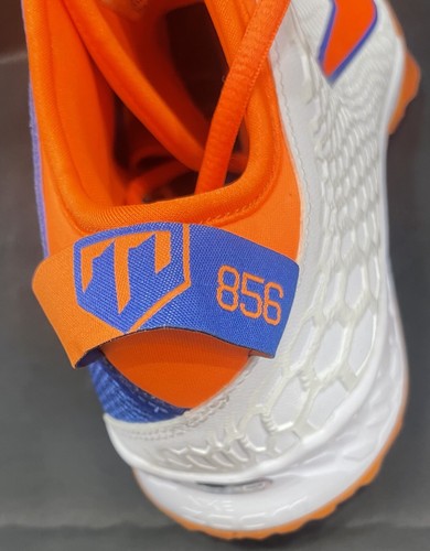Mike Trout Signed Nike Millville Thunderbolts Auto Model Turf Shoes Pair MLB COA