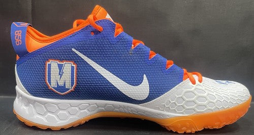 Mike Trout Signed Nike Millville Thunderbolts Auto Model Turf Shoes Pair MLB COA