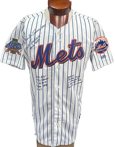 Tom Seaver Signed Rawlings NY Mets Authentic 15 Stat Jersey HOF Autograph PSA