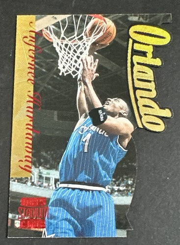 1996-97 Stadium Club Fusion Die Cut  Penny Anfernee Hardaway Magic F16 Nm Mint
