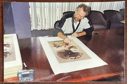 Jack Ham Signed 21x27 Framed Painted Canvas Steelers HOF 1988 Auto /59 Photo Coa