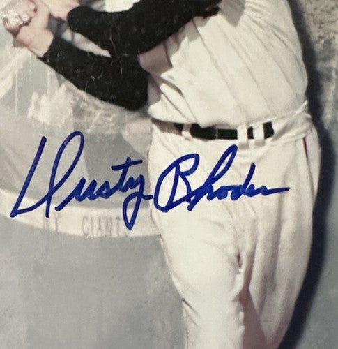 NY World Series Signed 8x10 Framed Photo 3 Mvp AUTO Don Larsen Johnny Podres Coa