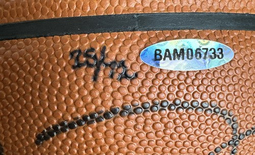 Michael Jordan Scottie Pippen Signed Spalding Pro Basketball Uda /72 Bas 10 Auto