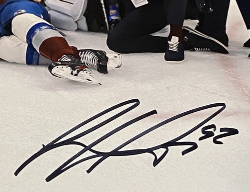 Colorado Avalanche Signed 2022 16x20 Stanley Cup Framed Photo 6 Auto LE Fanatics