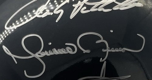 NY Yankees 2010 Team Signed Batting Helmet 26 Auto Berra Jeter Rivera MLB COA