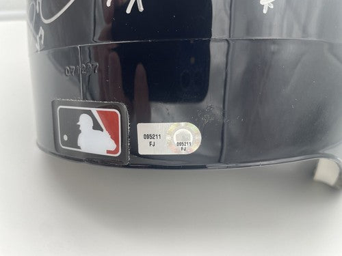 NY Yankees 2010 Team Signed Batting Helmet 26 Auto Berra Jeter Rivera MLB COA