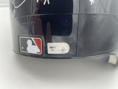 NY Yankees 2010 Team Signed Batting Helmet 26 Auto Berra Jeter Rivera MLB COA