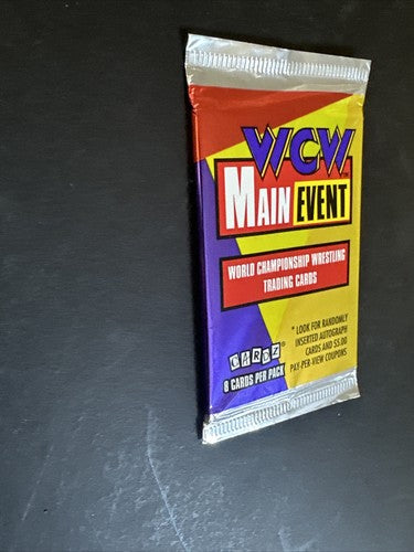1995 WCW Main Event Sealed Wrestling Cards Steve Austin Rc Possible Auto Mint