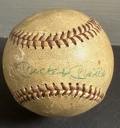 Mickey Mantle & Roger Maris Dual Signed Baseball 1961 Yankees Vintage auto Jsa