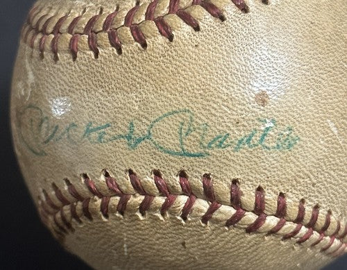 Mickey Mantle & Roger Maris Dual Signed Baseball 1961 Yankees Vintage auto Jsa