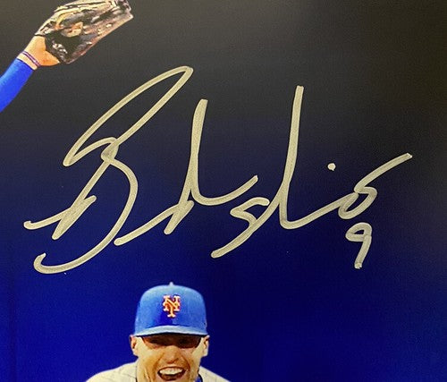 Brandon Nimmo Mets Signed 16x20 Photo Framed Home Run Catch Auto Fanatics COA