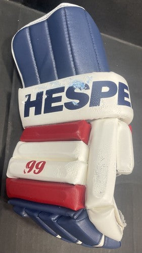 Wayne Gretzky Rangers Signed Hespeler Game Model Hockey Glove Pair Auto UDA COA