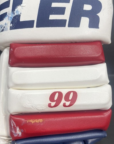 Wayne Gretzky Rangers Signed Hespeler Game Model Hockey Glove Pair Auto UDA COA