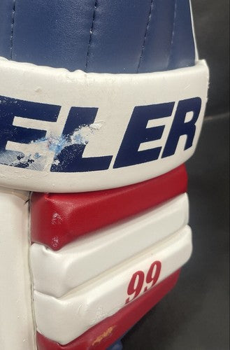 Wayne Gretzky Rangers Signed Hespeler Game Model Hockey Glove Pair Auto UDA COA