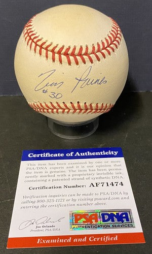 Tim Raines #30 Signed Official MLB Baseball HOF Montreal Expos Mint Auto PSA COA