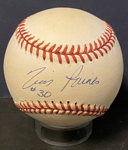 Tim Raines #30 Signed Official MLB Baseball HOF Montreal Expos Mint Auto PSA COA