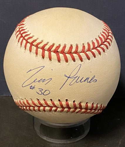 Tim Raines #30 Signed Official MLB Baseball HOF Montreal Expos Mint Auto PSA COA